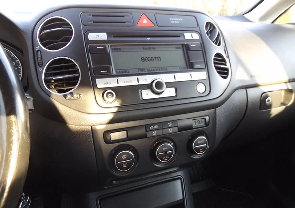 Volkswagen Golf Plus cena 16999 przebieg: 263000, rok produkcji 2009 z Płońsk małe 67